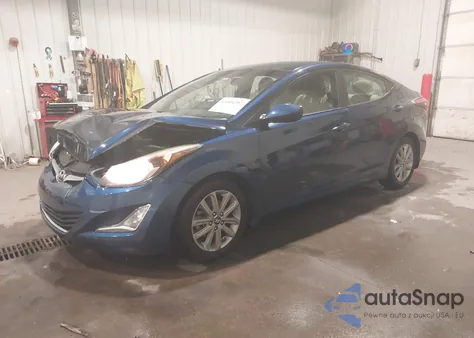2016 Hyundai Elantra Se from USA, damaged, VIN 5NPDH4AE7GH689964